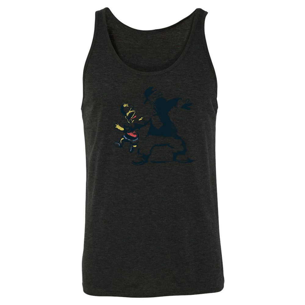 Unisex Jersey Tank - QYJ53EHE - Charcoal Black Triblend - 5