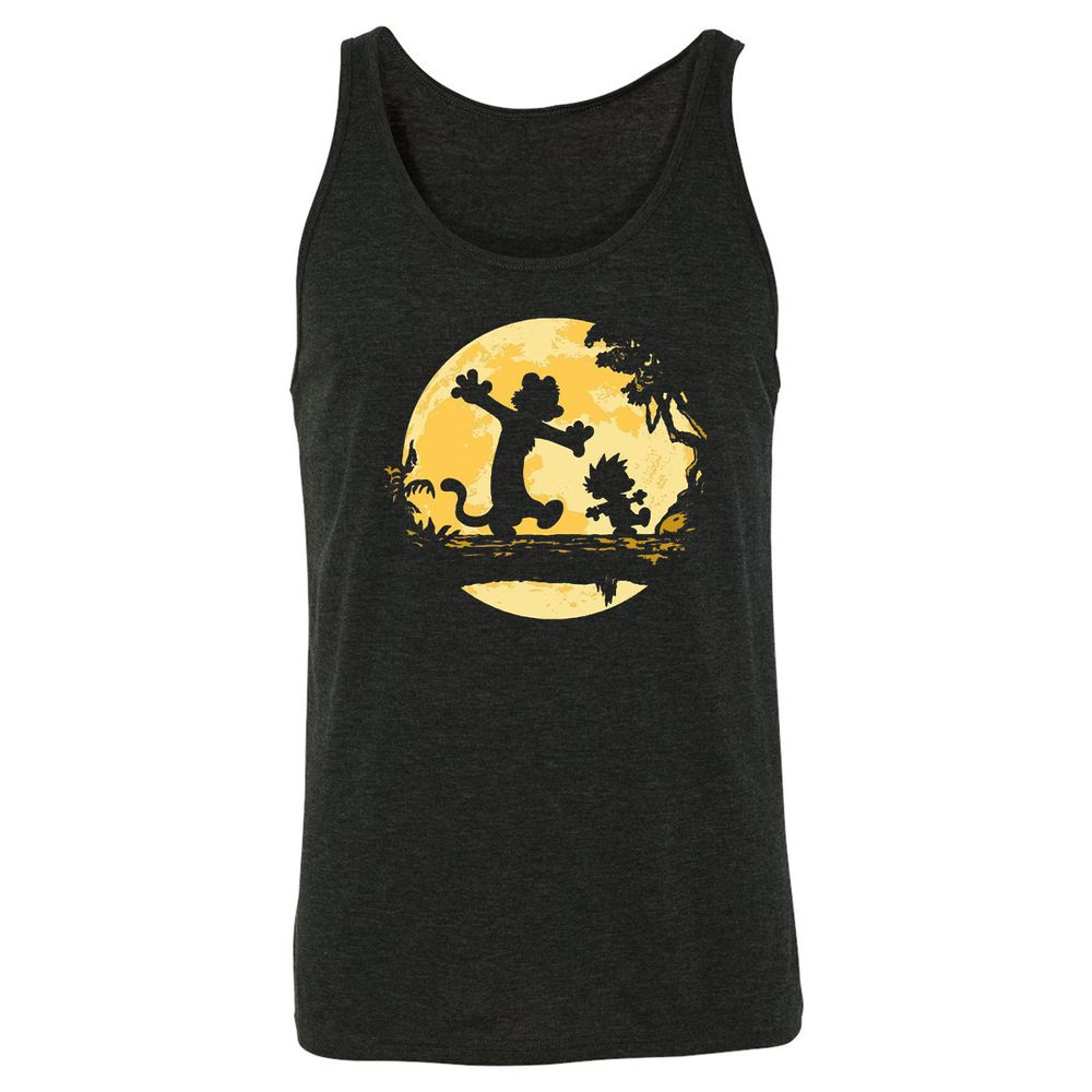 Unisex Jersey Tank - CAQSWRPX - Charcoal Black Triblend - 5