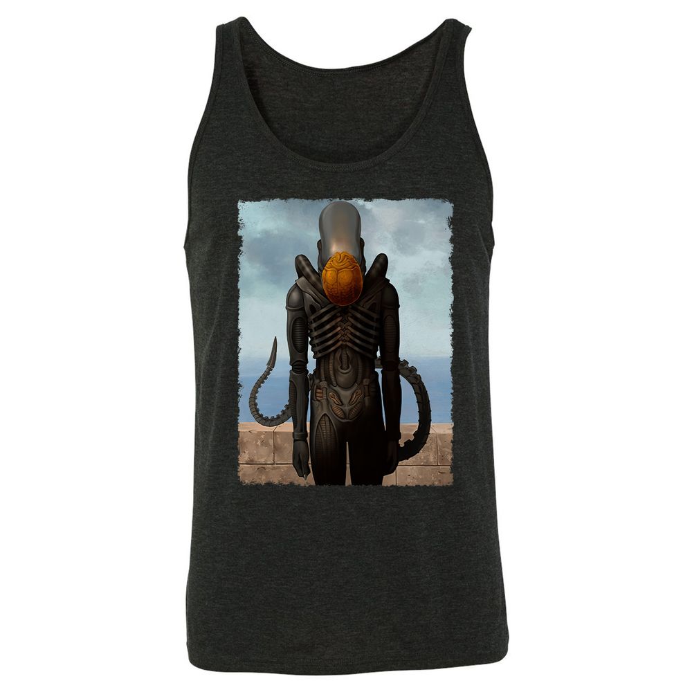 Unisex Jersey Tank - AJH2ZAY4 - Charcoal Black Triblend - 5