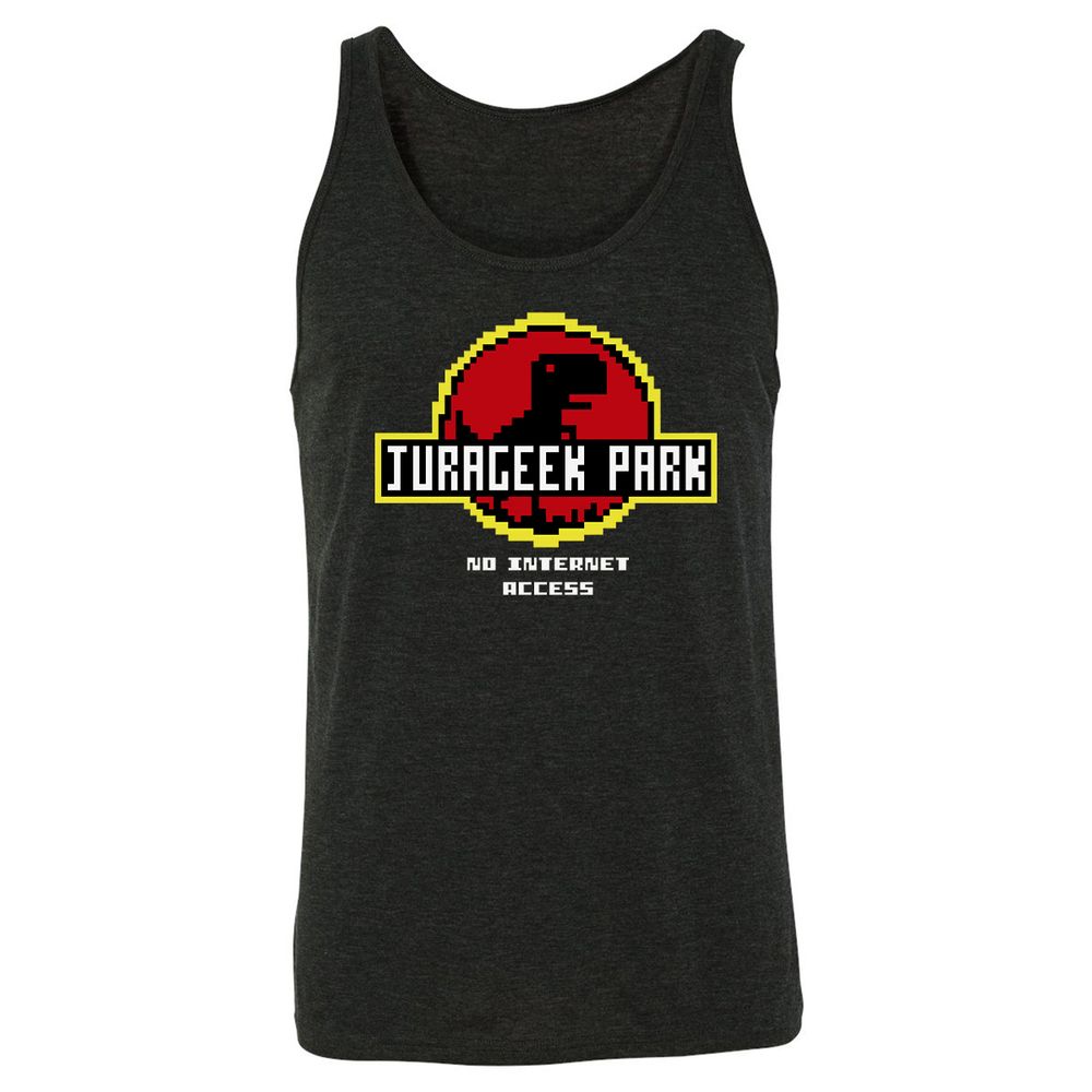 Unisex Jersey Tank - RUBPFWER - Charcoal Black Triblend - 5