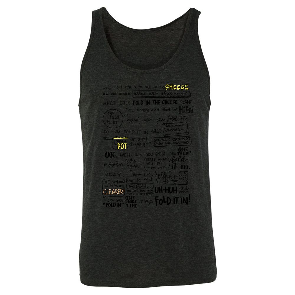 Unisex Jersey Tank - 8H4BDV3A - Charcoal Black Triblend - 5