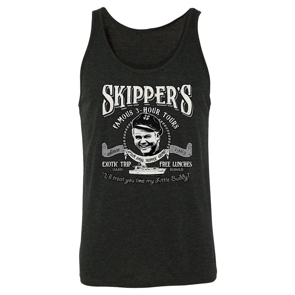 Unisex Jersey Tank - 7GCR97AG - Charcoal Black Triblend - 5