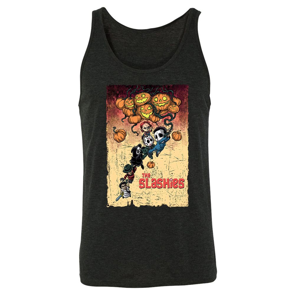 Unisex Jersey Tank - ZFBJE98Z - Charcoal Black Triblend - 5