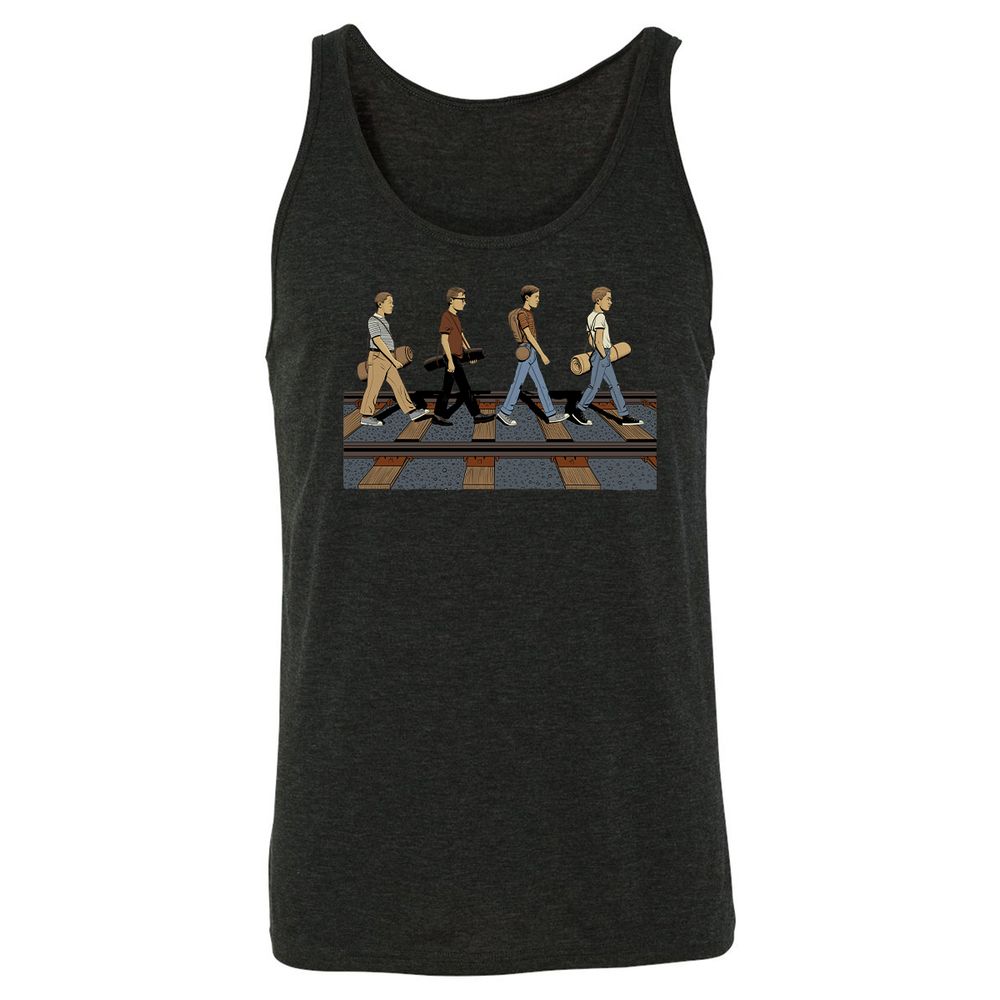 Unisex Jersey Tank - D32W6SKR - Charcoal Black Triblend - 5