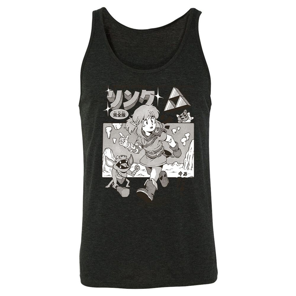 Unisex Jersey Tank - DS6AXGE1 - Charcoal Black Triblend - 5