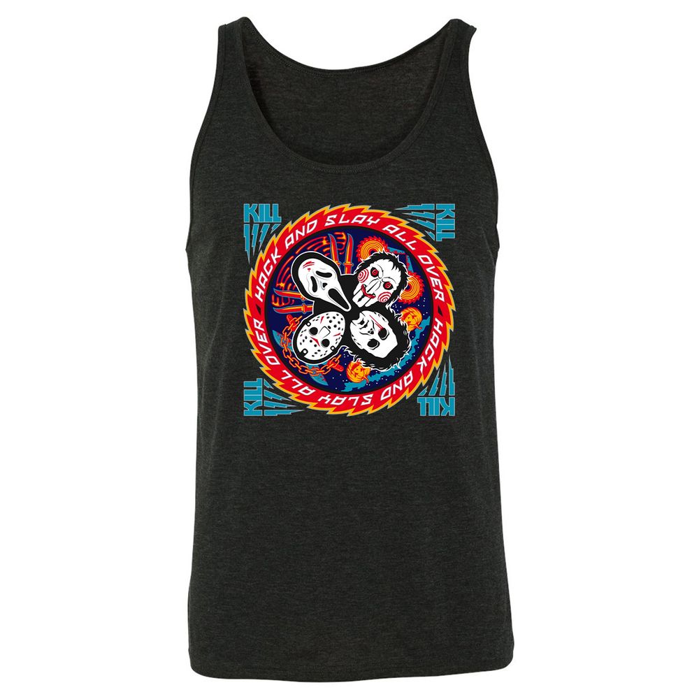 Unisex Jersey Tank - 7YKQGDUN - Charcoal Black Triblend - 5