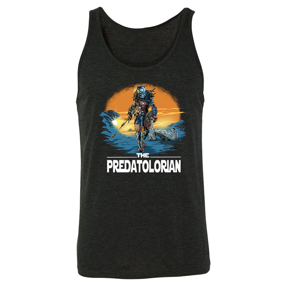 Unisex Jersey Tank - NECKEBBW - Charcoal Black Triblend - 5