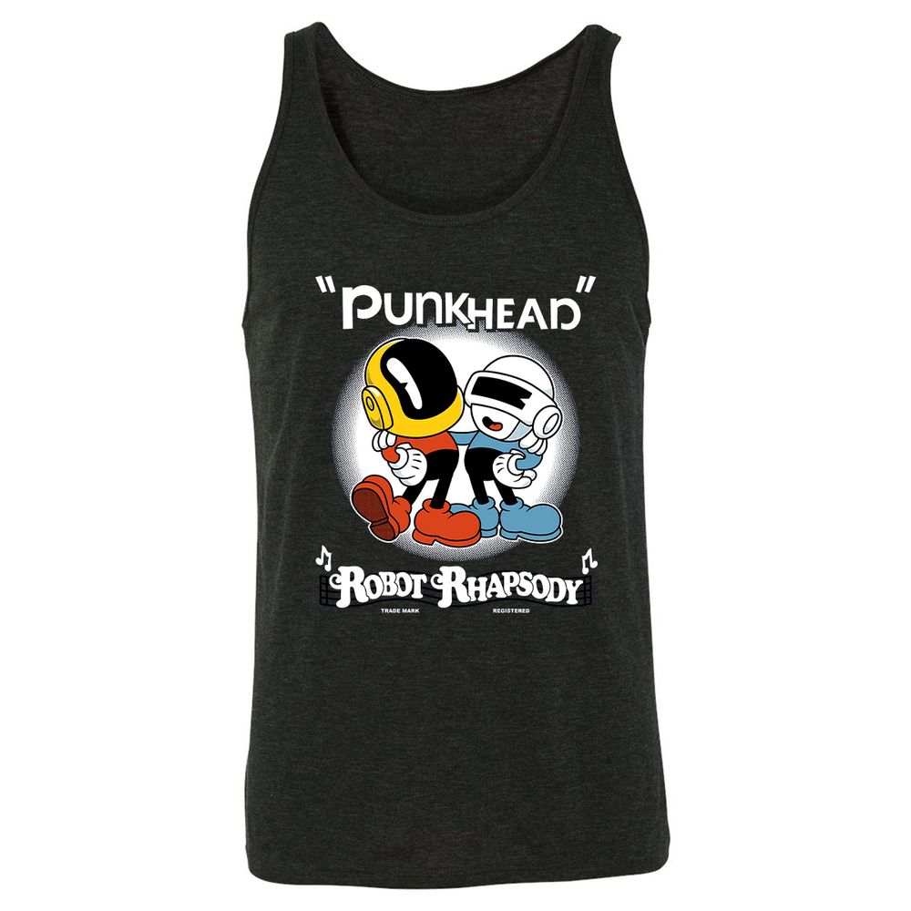 Unisex Jersey Tank - LWWDUCCK - Charcoal Black Triblend - 5
