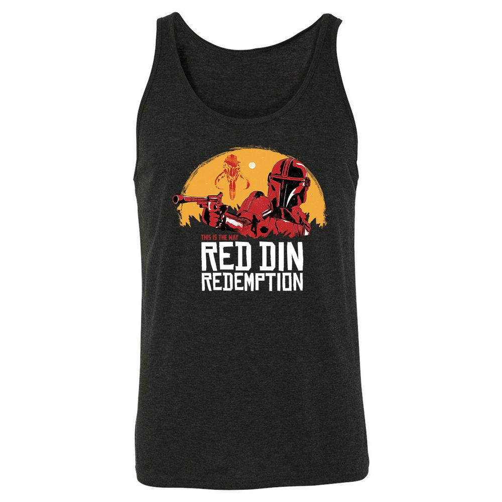 Unisex Jersey Tank - 765SE1LT - Charcoal Black Triblend - 5