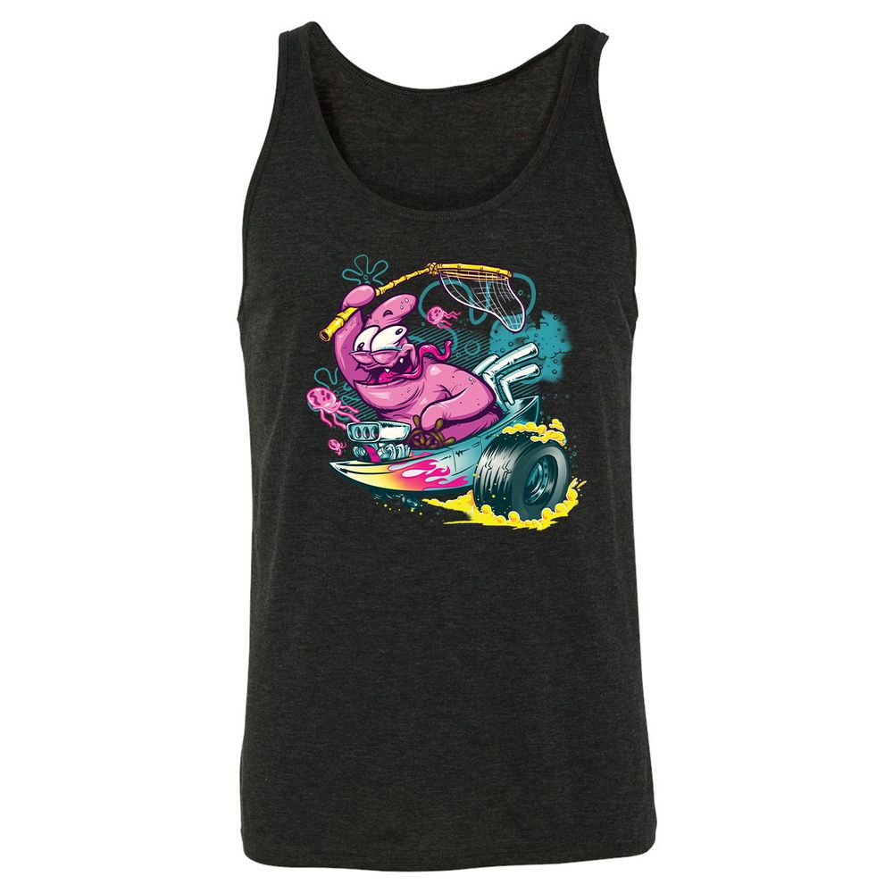 Unisex Jersey Tank - CQNLKAGY - Charcoal Black Triblend - 5