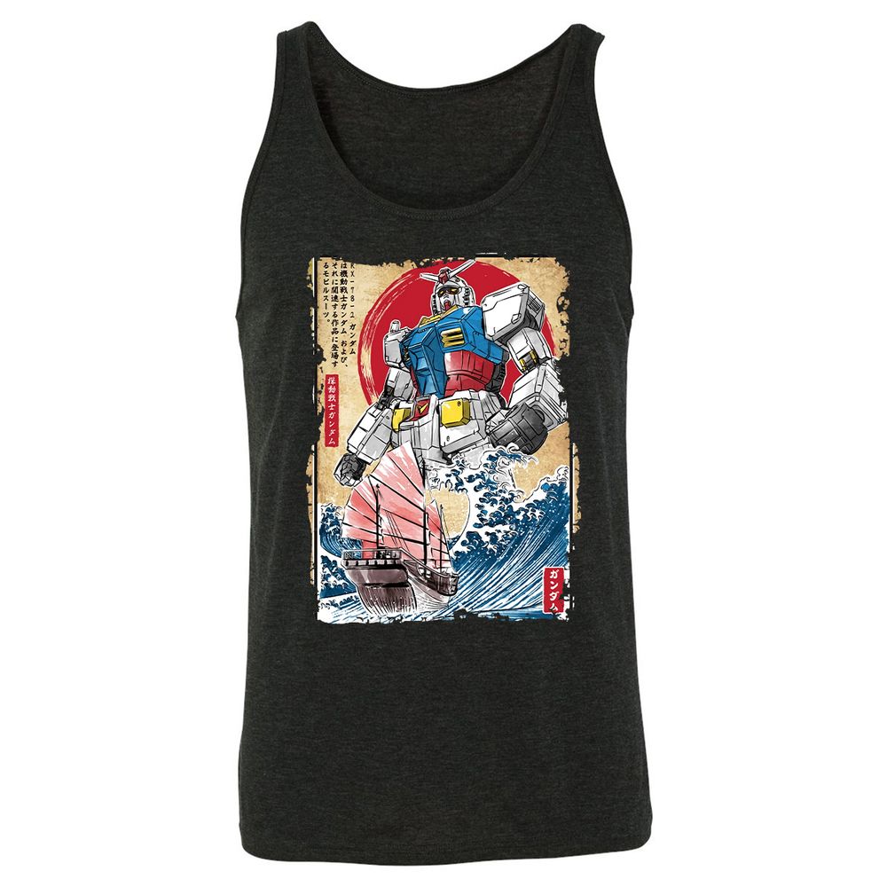 Unisex Jersey Tank - ACR487Y3 - Charcoal Black Triblend - 5