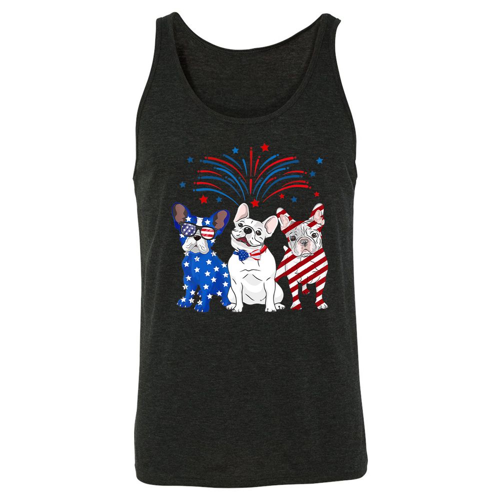 Unisex Jersey Tank - AXUUDGEK - Charcoal Black Triblend - 5