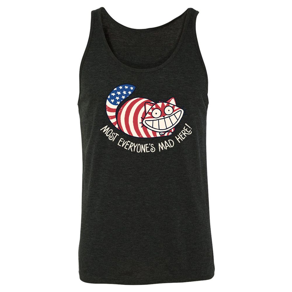 Unisex Jersey Tank - 38RY9T1H - Charcoal Black Triblend - 5