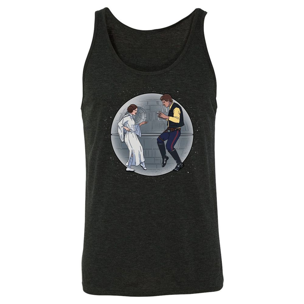 Unisex Jersey Tank - J752L5WE - Charcoal Black Triblend - 5