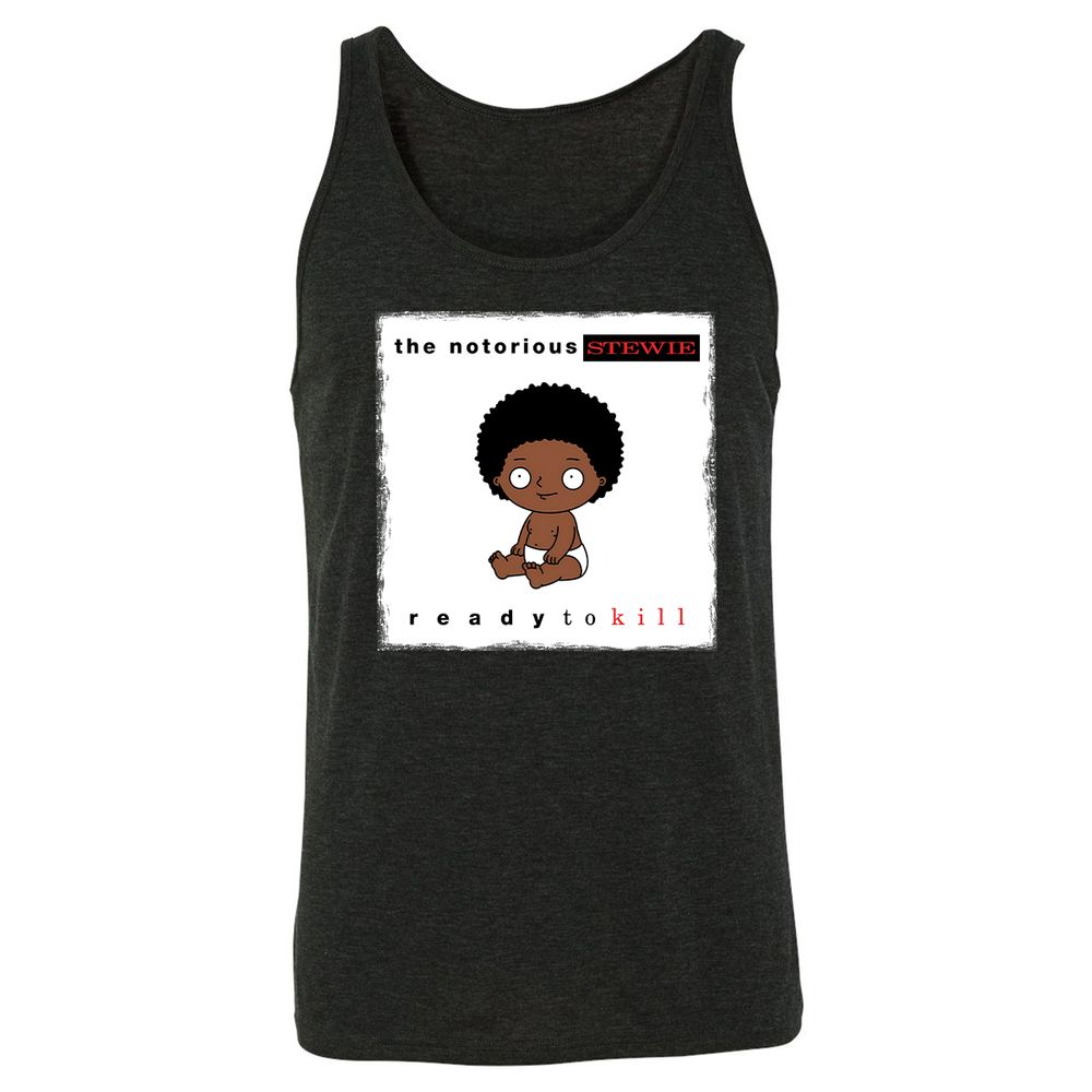 Unisex Jersey Tank - SZUU8R5H - Charcoal Black Triblend - 5