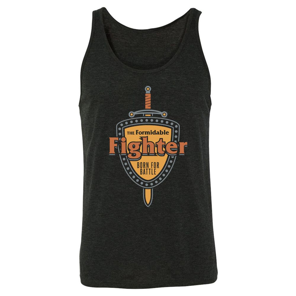 Unisex Jersey Tank - SB9XASCS - Charcoal Black Triblend - 5