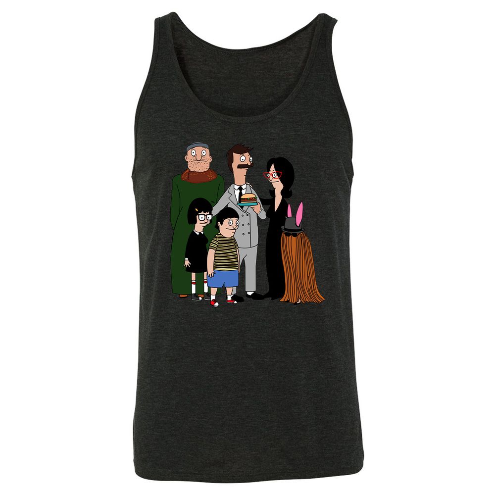 Unisex Jersey Tank - EDMPJNVN - Charcoal Black Triblend - 5