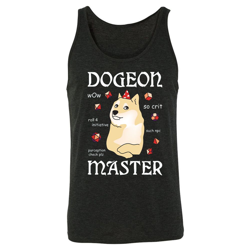 Unisex Jersey Tank - NB5W1Q84 - Charcoal Black Triblend - 5