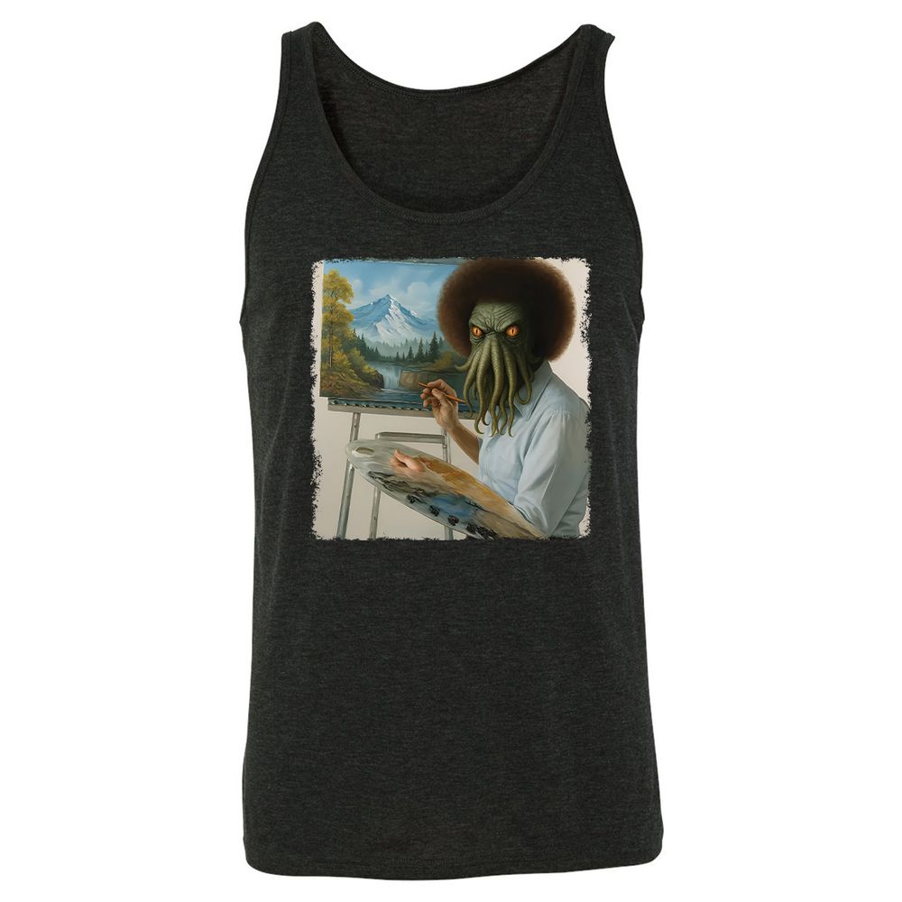 Unisex Jersey Tank - BER4WHYU - Charcoal Black Triblend - 5