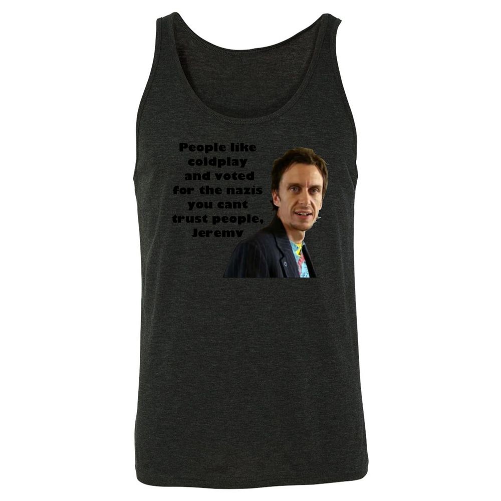Unisex Jersey Tank - HTZJBBFK - Charcoal Black Triblend - 5