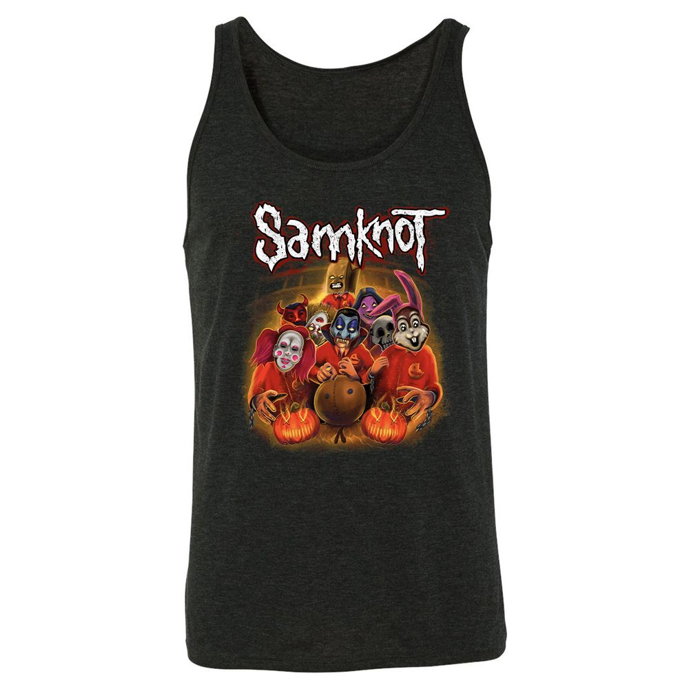 Unisex Jersey Tank - MN48MGBM - Charcoal Black Triblend - 5