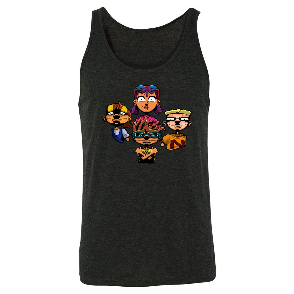 Unisex Jersey Tank - RZ32CSHS - Charcoal Black Triblend - 5