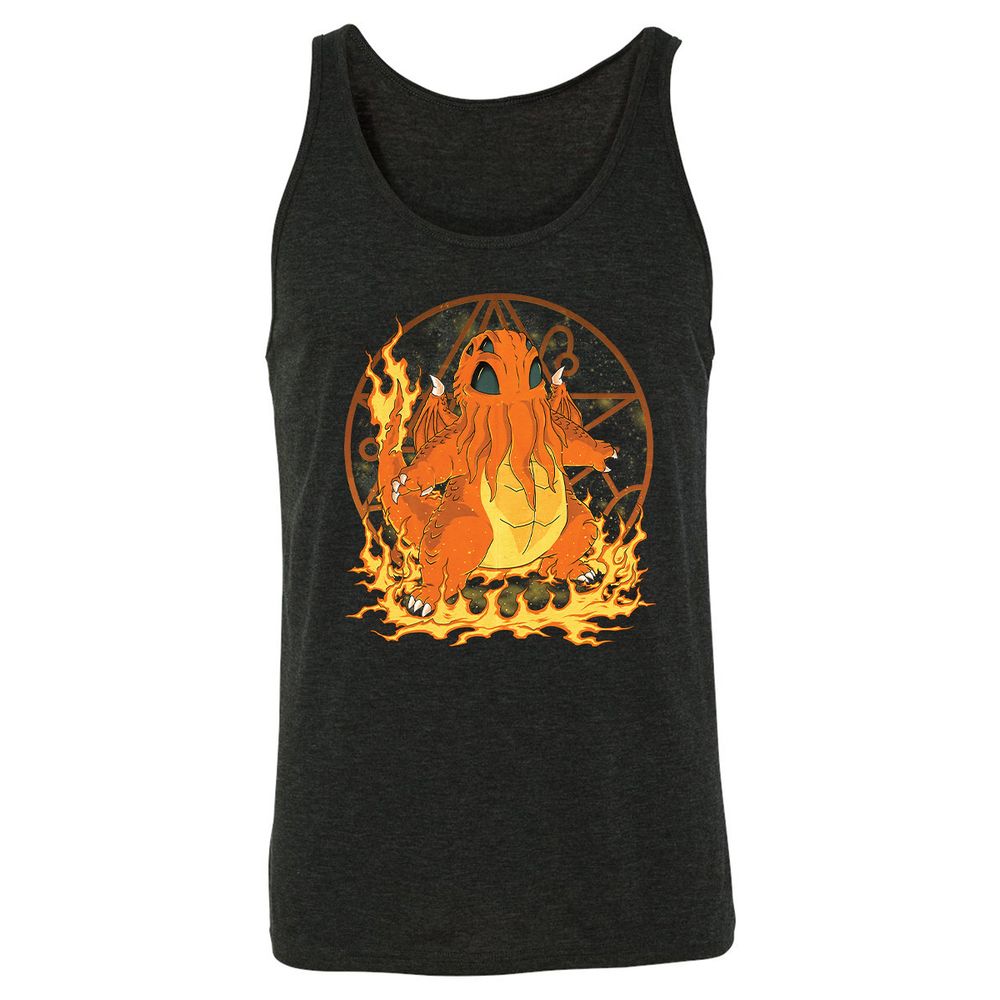 Unisex Jersey Tank - RXLJWJWH - Charcoal Black Triblend - 5