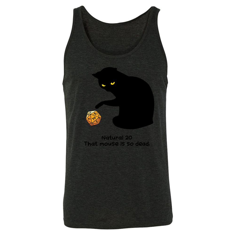 Unisex Jersey Tank - X6SHRACC - Charcoal Black Triblend - 5