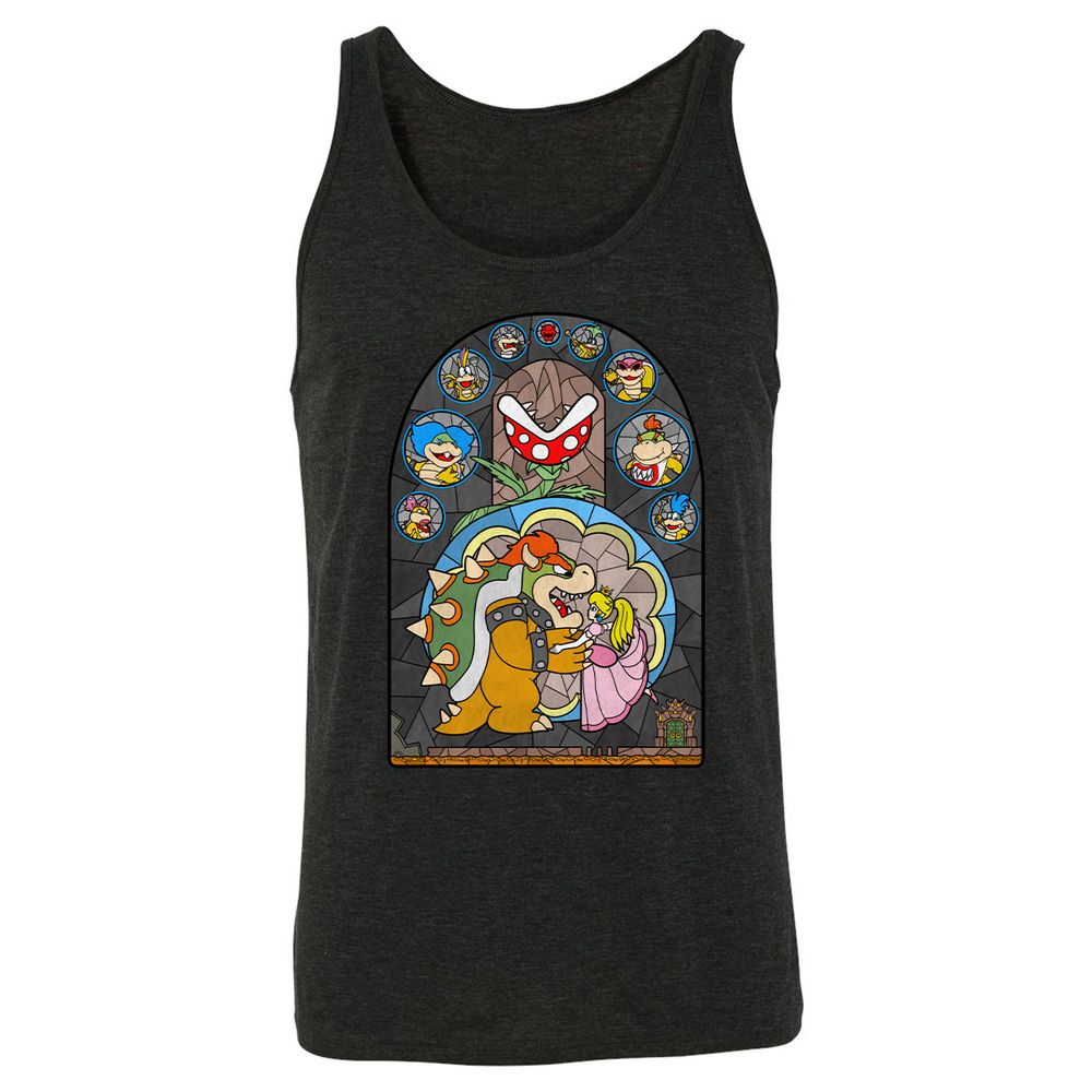 Unisex Jersey Tank - 134EV1AX - Charcoal Black Triblend - 5