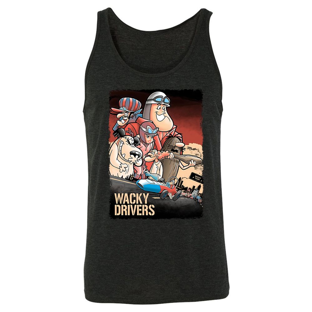 Unisex Jersey Tank - XU39U1AR - Charcoal Black Triblend - 5