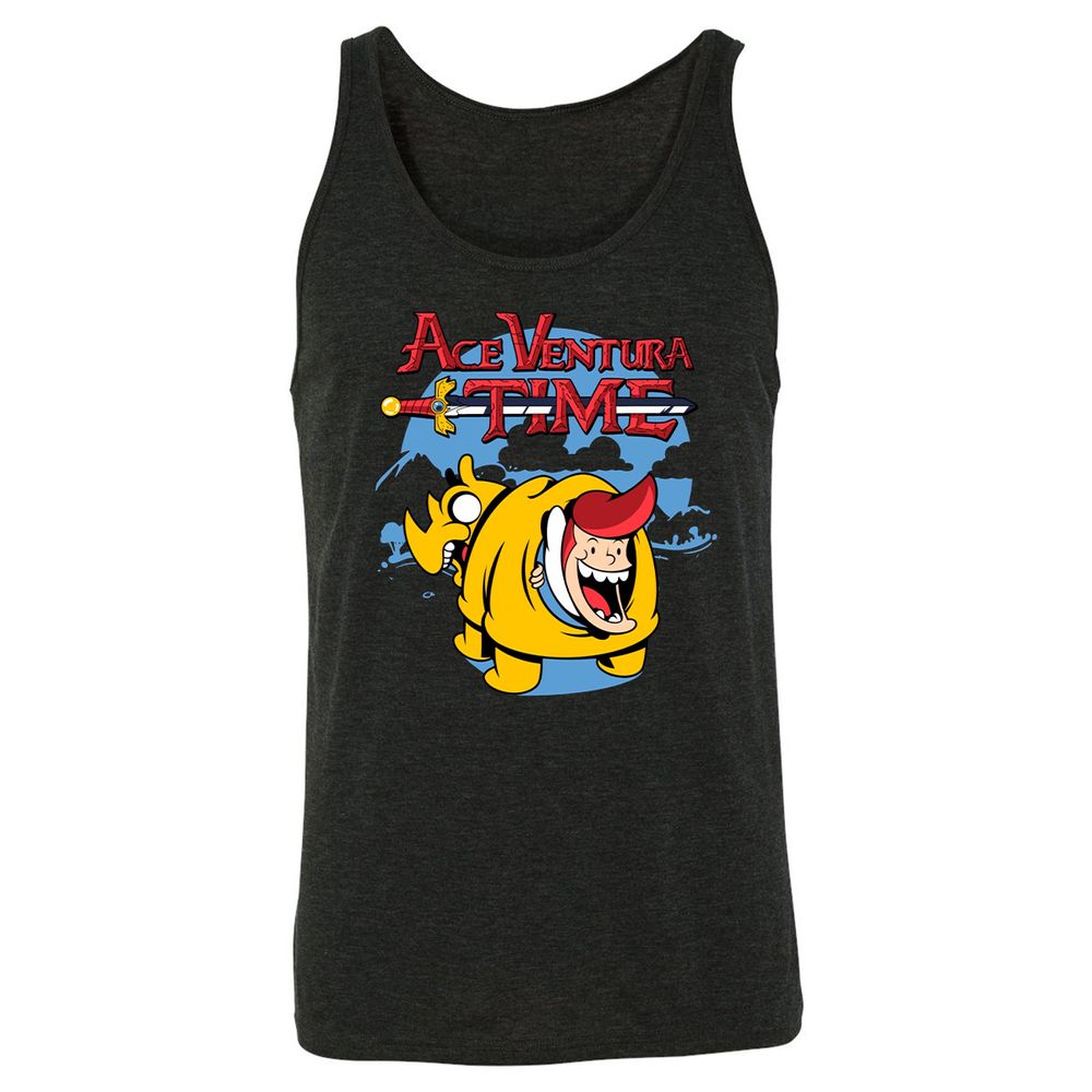 Unisex Jersey Tank - 1TW3JL9A - Charcoal Black Triblend - 5