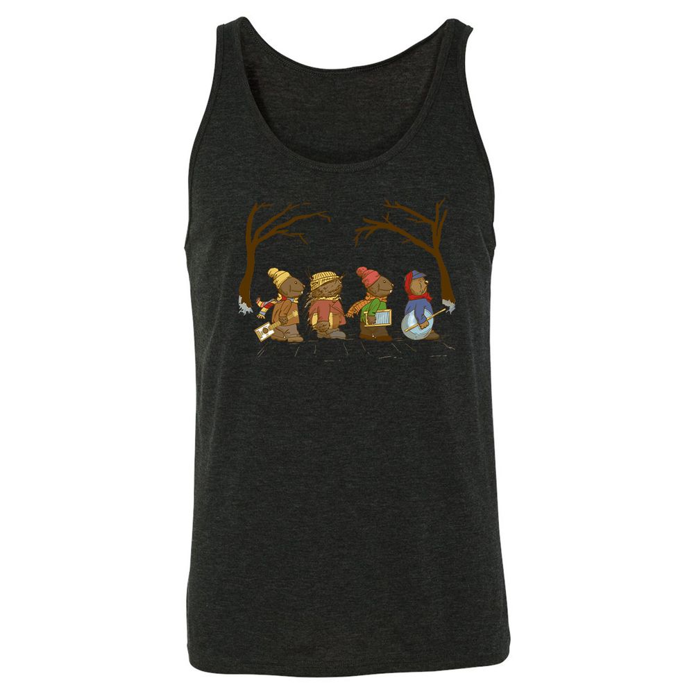 Unisex Jersey Tank - UL8P14GD - Charcoal Black Triblend - 5