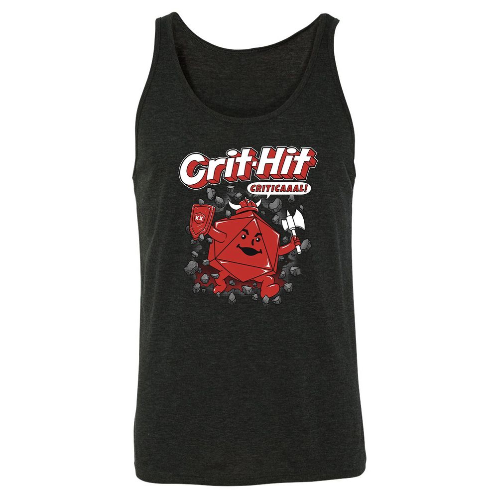 Unisex Jersey Tank - 1D32QSK8 - Charcoal Black Triblend - 5