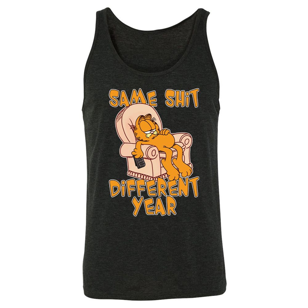 Unisex Jersey Tank - C4QVVQLN - Charcoal Black Triblend - 5