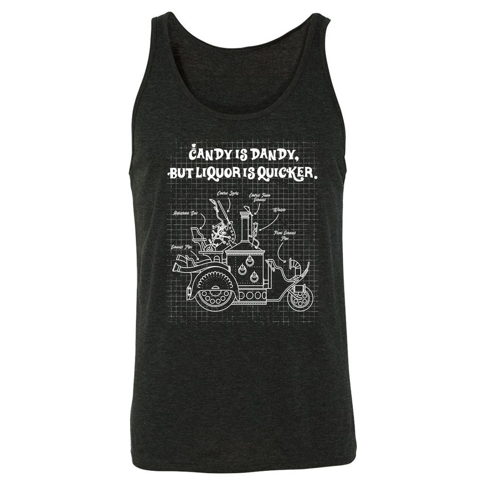 Unisex Jersey Tank - Y3J2E8XR - Charcoal Black Triblend - 5