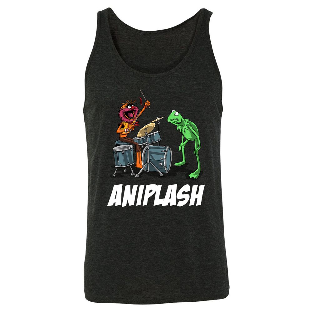Unisex Jersey Tank - BAG8YGN2 - Charcoal Black Triblend - 5