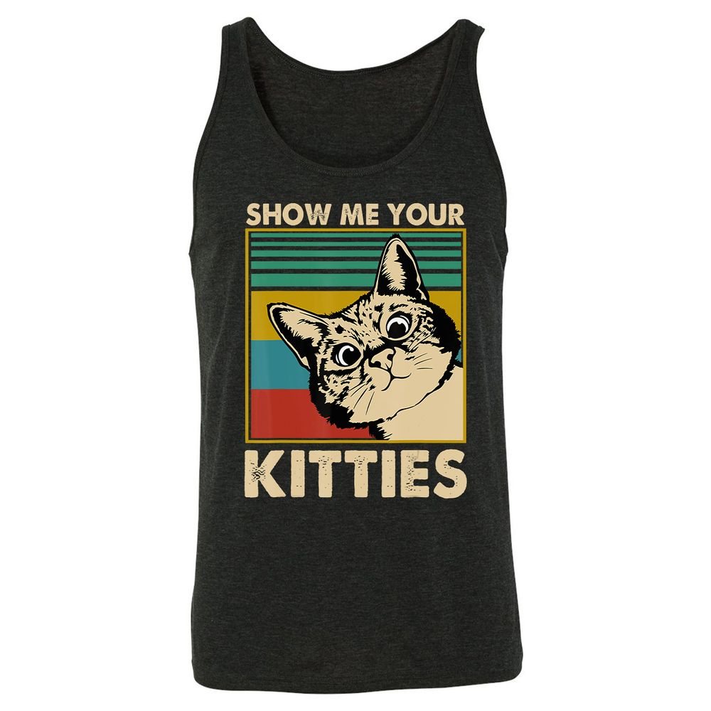 Unisex Jersey Tank - DM63NCHA - Charcoal Black Triblend - 5