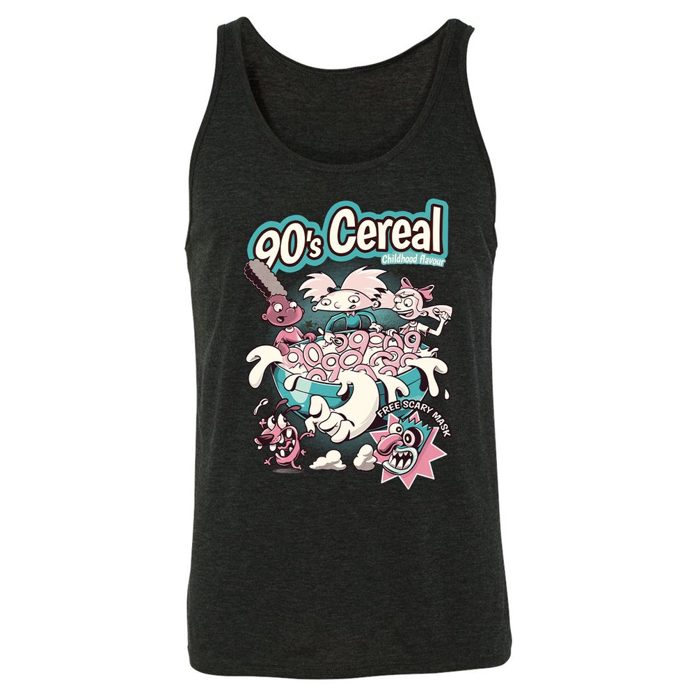 Unisex Jersey Tank - 8489J1EF - Charcoal Black Triblend - 5