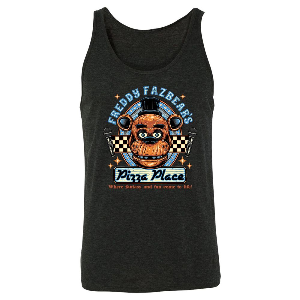 Unisex Jersey Tank - MDPCACTG - Charcoal Black Triblend - 5