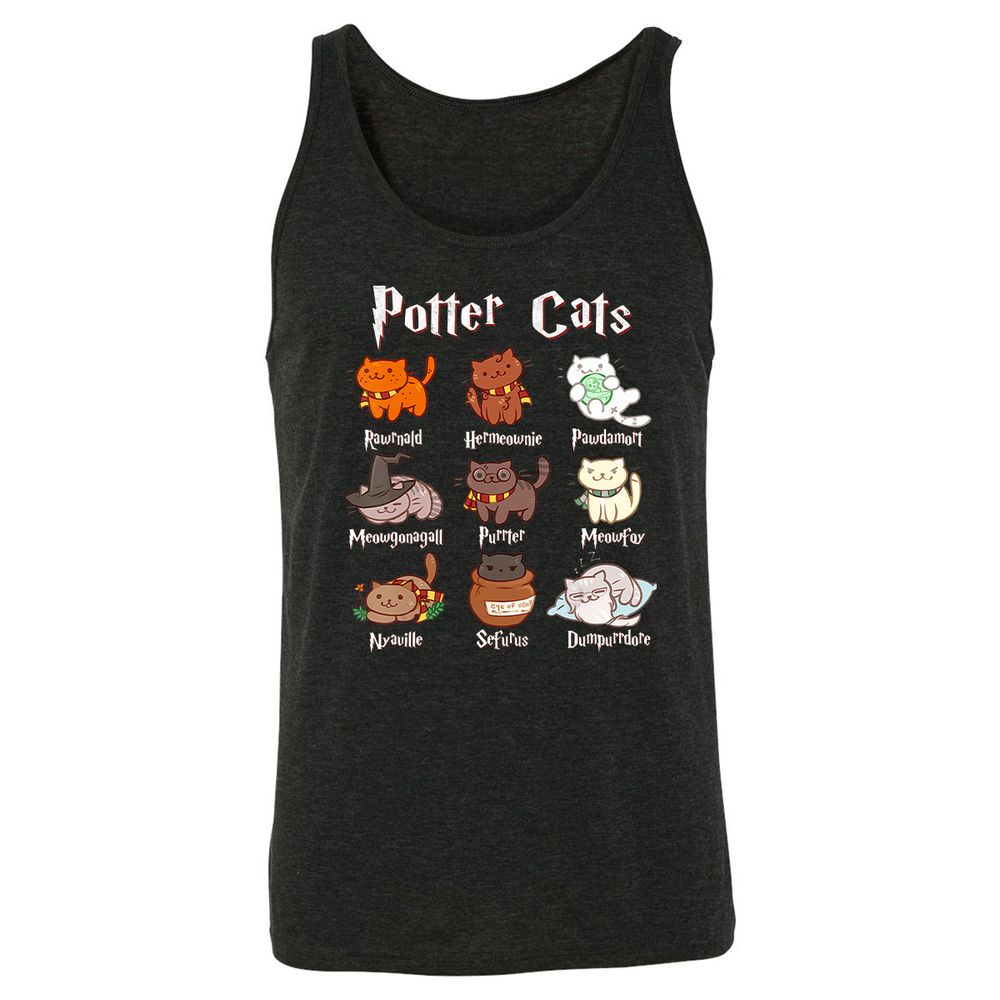 Unisex Jersey Tank - BB9BL2C9 - Charcoal Black Triblend - 5