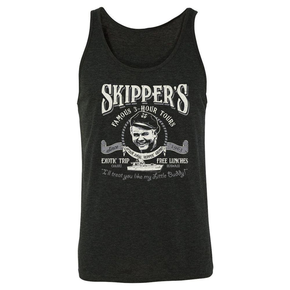 Unisex Jersey Tank - B6FFSBV2 - Charcoal Black Triblend - 5