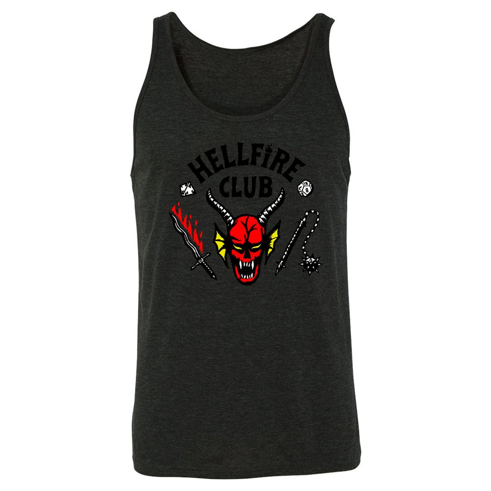 Unisex Jersey Tank - FL7YMRV5 - Charcoal Black Triblend - 5