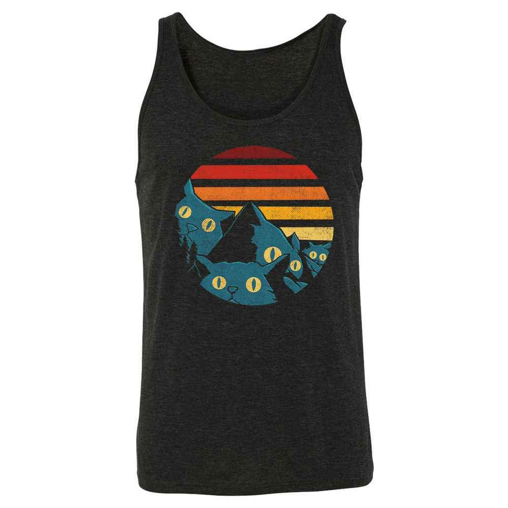 Unisex Jersey Tank - EVWET4L4 - Charcoal Black Triblend - 5