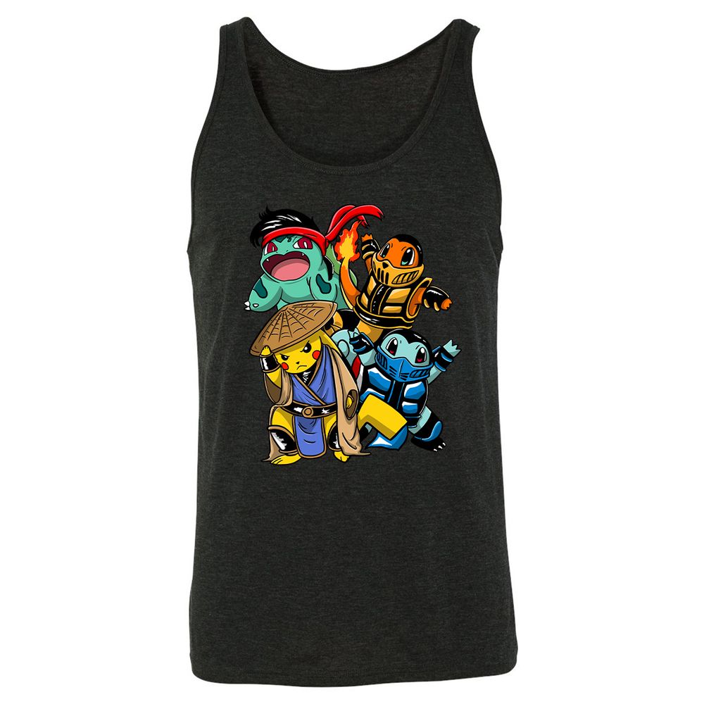 Unisex Jersey Tank - D66LCN8D - Charcoal Black Triblend - 5
