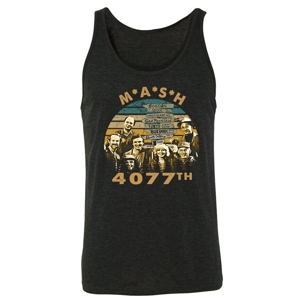 Unisex Jersey Tank - Q6SBKJZQ - Charcoal Black Triblend - 5
