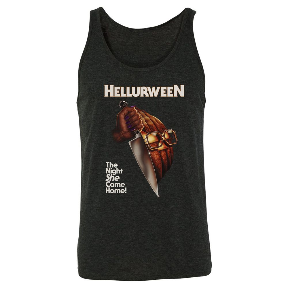 Unisex Jersey Tank - QZ8Y4ZA8 - Charcoal Black Triblend - 5
