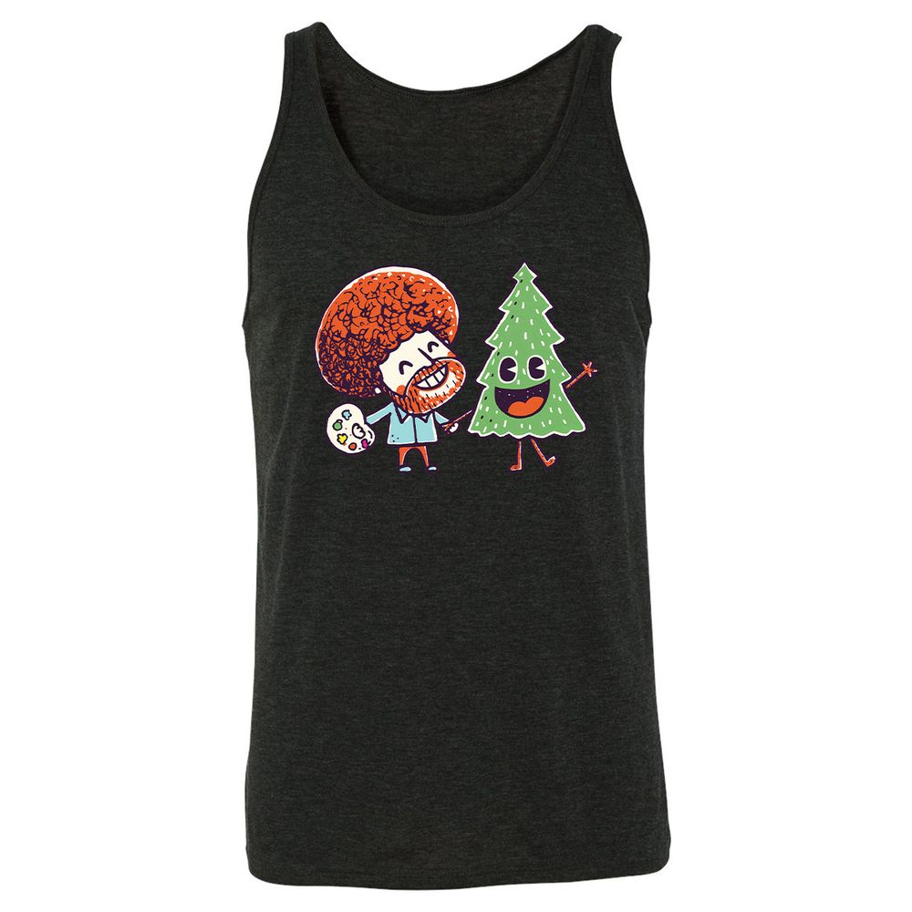 Unisex Jersey Tank - 64H51AMA - Charcoal Black Triblend - 5