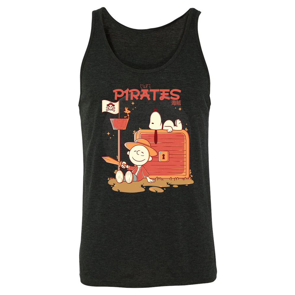 Unisex Jersey Tank - CFLXW2P3 - Charcoal Black Triblend - 5