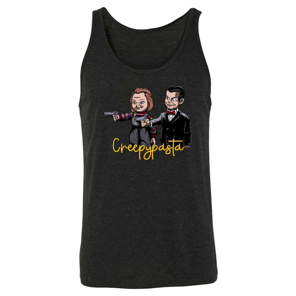 Unisex Jersey Tank - HTQCD5CE - Charcoal Black Triblend - 5