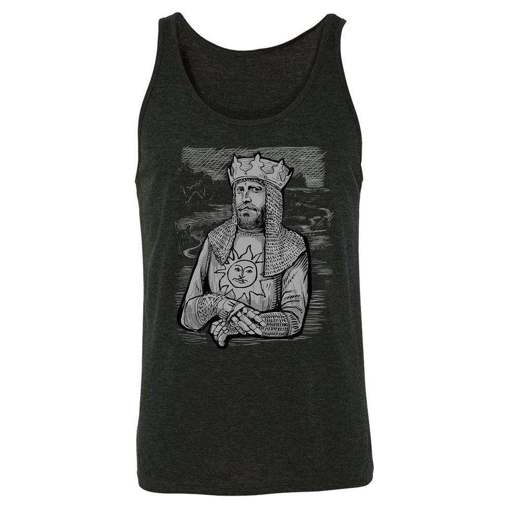 Unisex Jersey Tank - 97YGW2XG - Charcoal Black Triblend - 5
